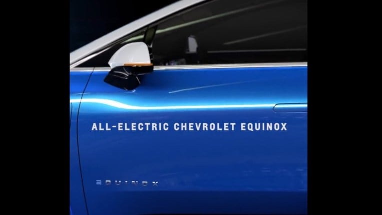 2024 Chevrolet EquinoxEV Teaser Door