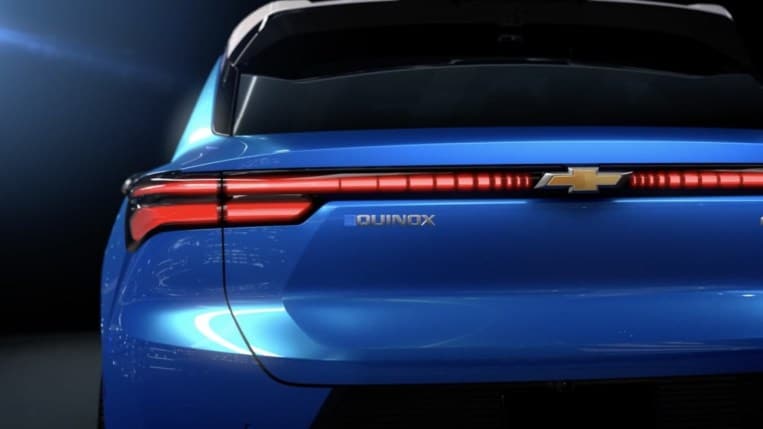 2024 Chevrolet EquinoxEV Teaser Rear