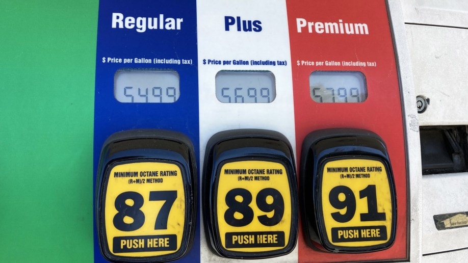 Using premium gas