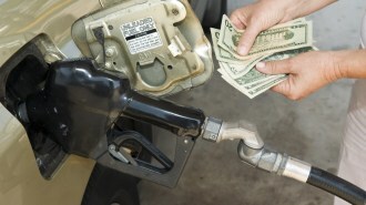 Gas Pump And Cash