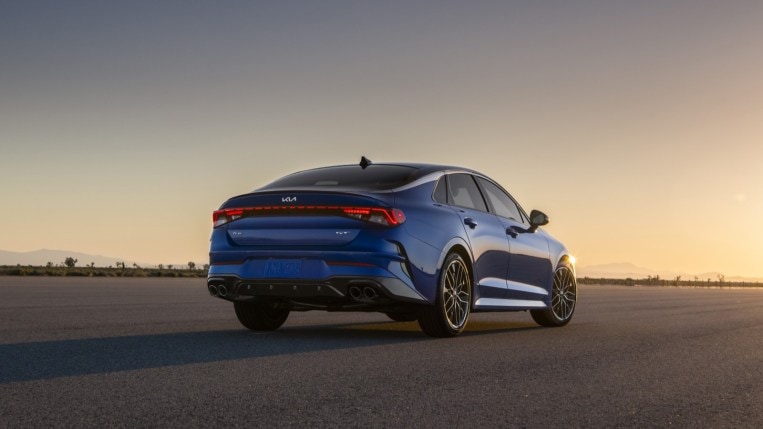 2022 Kia K5 Rear Three Quarter