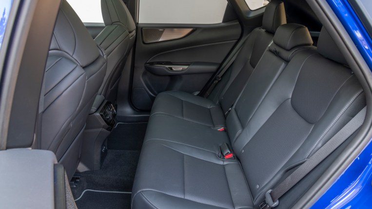 2022 Lexus NX rear seats