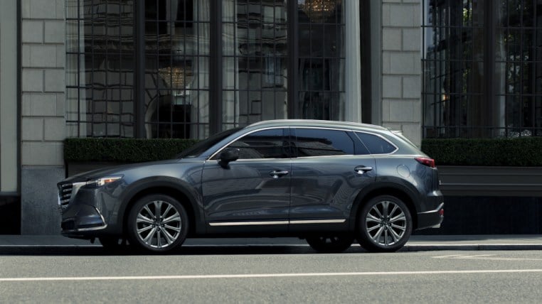 2022 Mazda CX-9 parked near building