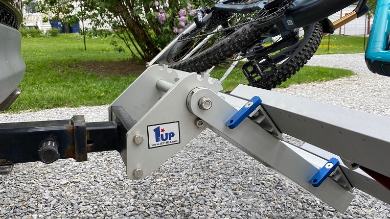 1Up Hitch Bike Rack Folded Down