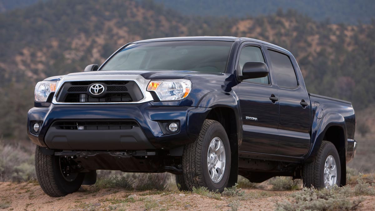 2014 Toyota Tacoma in Black.