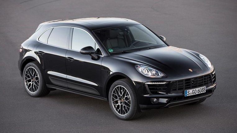 2015 Porsche Macan in black.