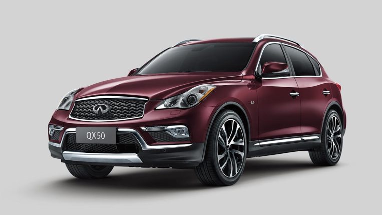 2017 Infiniti QX50 in purple.