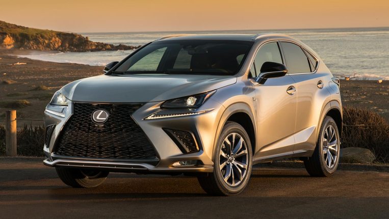 2018 Lexus NX in champagne.