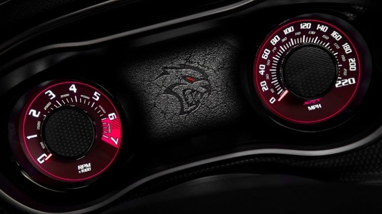 Dodge Challenger SRT Hellcat Redeye Widebody Instrument Panel 
