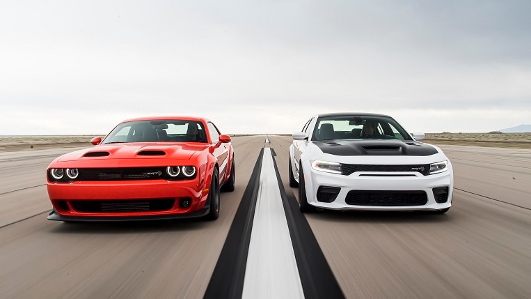 2022 Dodge Challenger SRT Super Stock and 2022 Dodge Charger