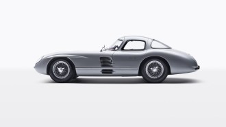 Mercedes Benz 300 SLR Uhlenhaut Coupe Profile