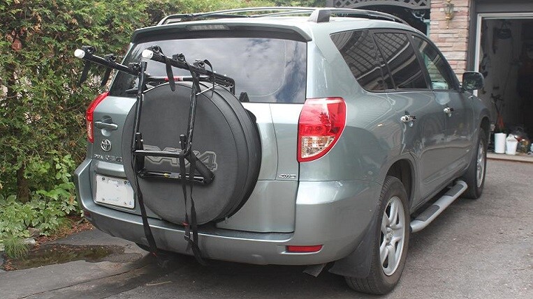 Spare Tire Bike Rack