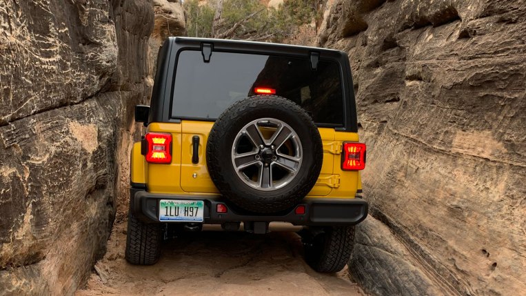 Going off-road in a Jeep