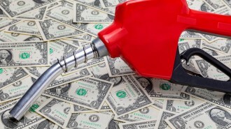 Gas Pump On Cash