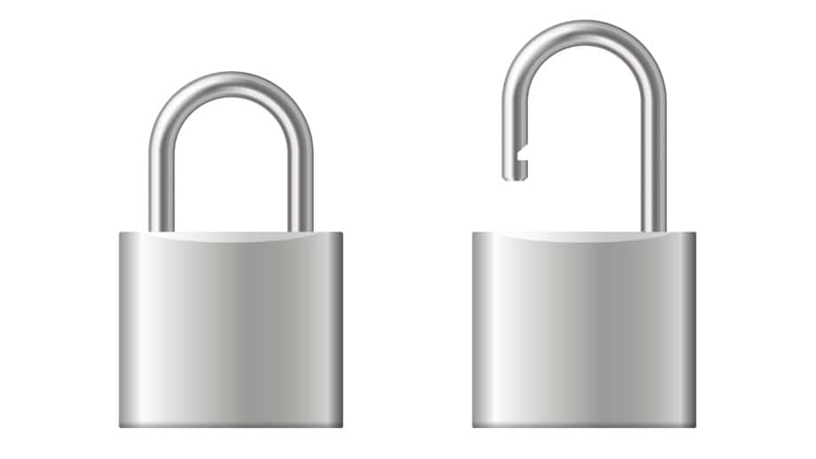 Padlock to use in case of EV cable theft