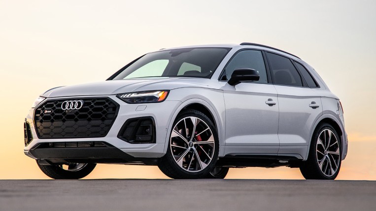 2022 Audi SQ5 in white.