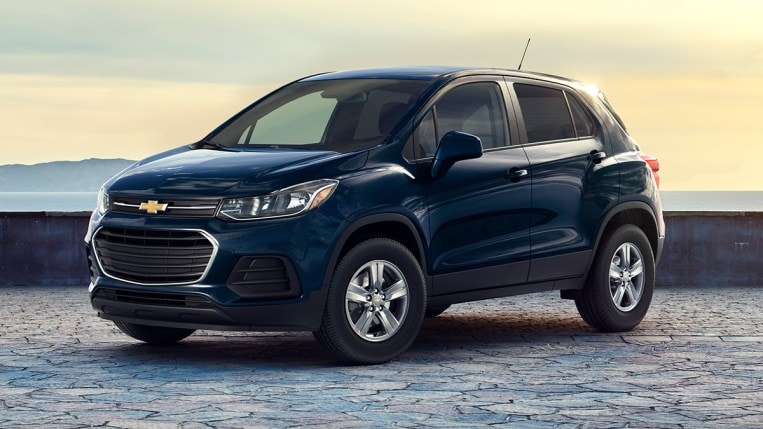 2022 Chevrolet Trax in blue.