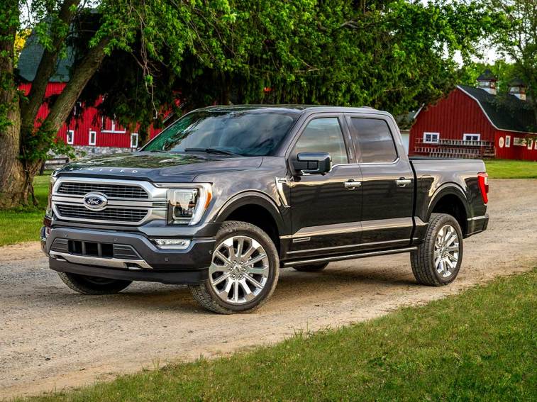 2022 Ford F-150 in charcoal.