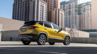 2023 Kia Seltos Rear Three Quarter