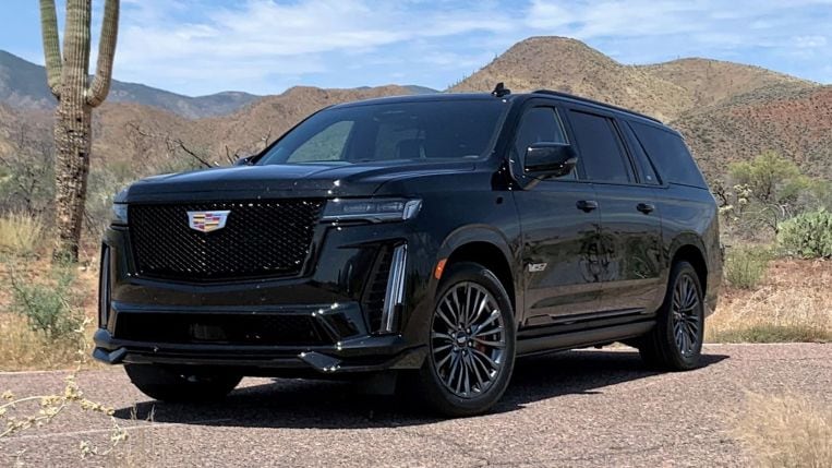 2023 Cadillac Escalade-V Black Front