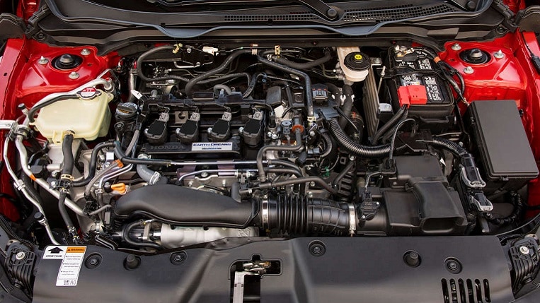 Honda Turbo Engine Compartment