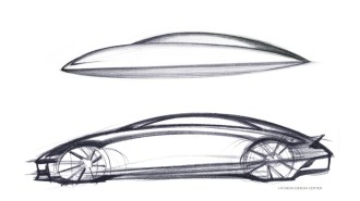 Hyundai Ioniq 6 Teaser Sketch
