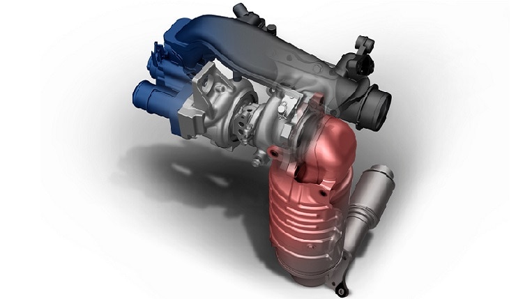 Turbocharger Exhaust and Intake Flow