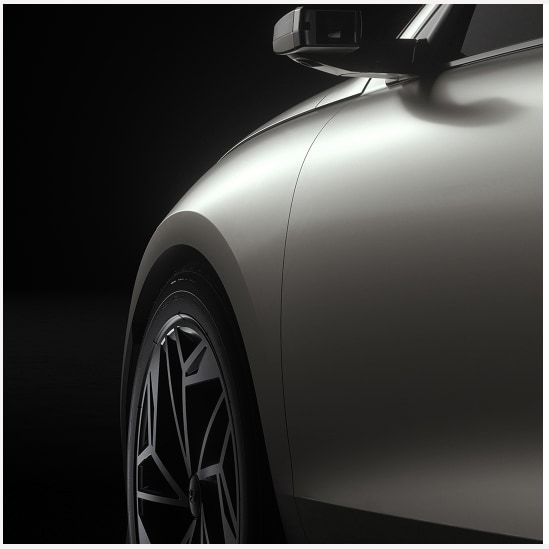 Hyundai Ioniq 6 Teaser Side Mirror