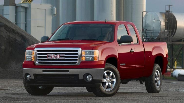 2013 GMC Sierra 1500 in red.