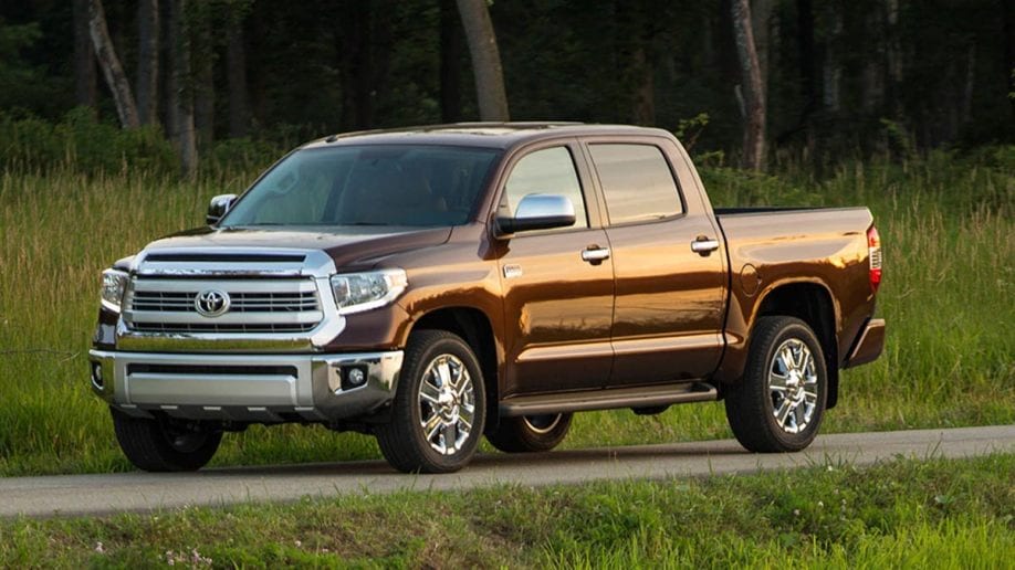 2015 Toyota Tundra in brown.