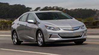2017 Chevrolet Volt in silver.
