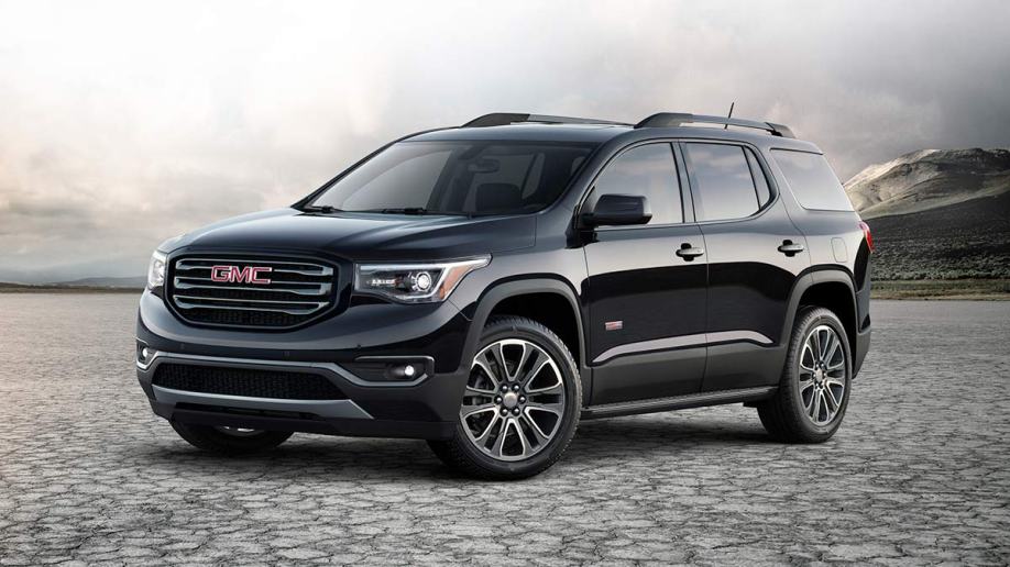2019 GMC Acadia in black.