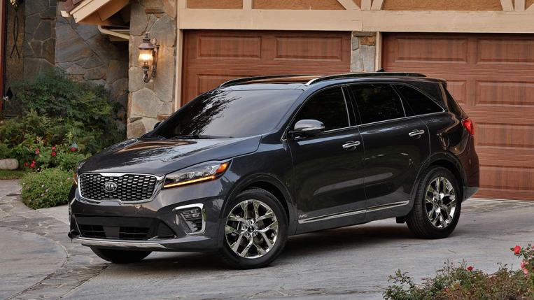 2019 Kia Sorento in blue.
