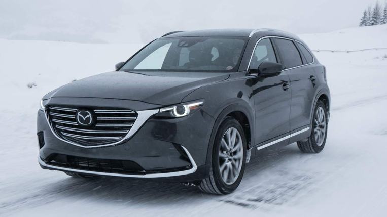 2019 Mazda CX-9 in charcoal gray.