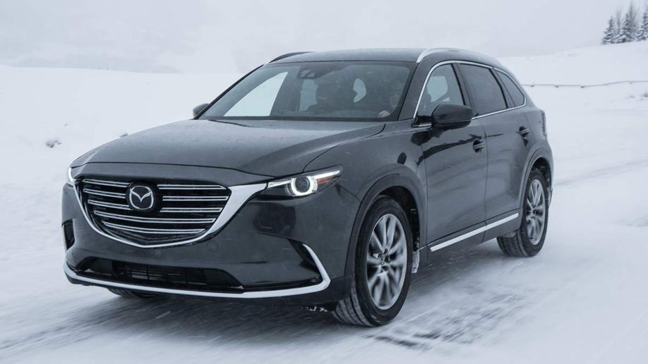 2019 Mazda CX-9 in charcoal gray.