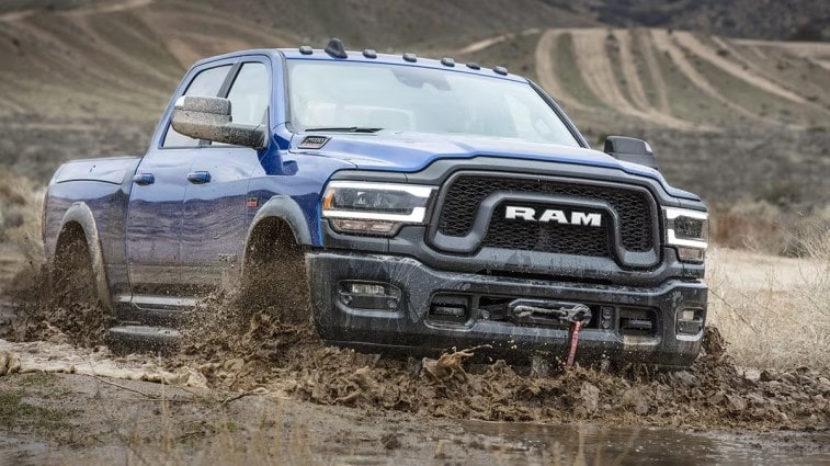 2023 RAM 2500 Power Wagon in blue.