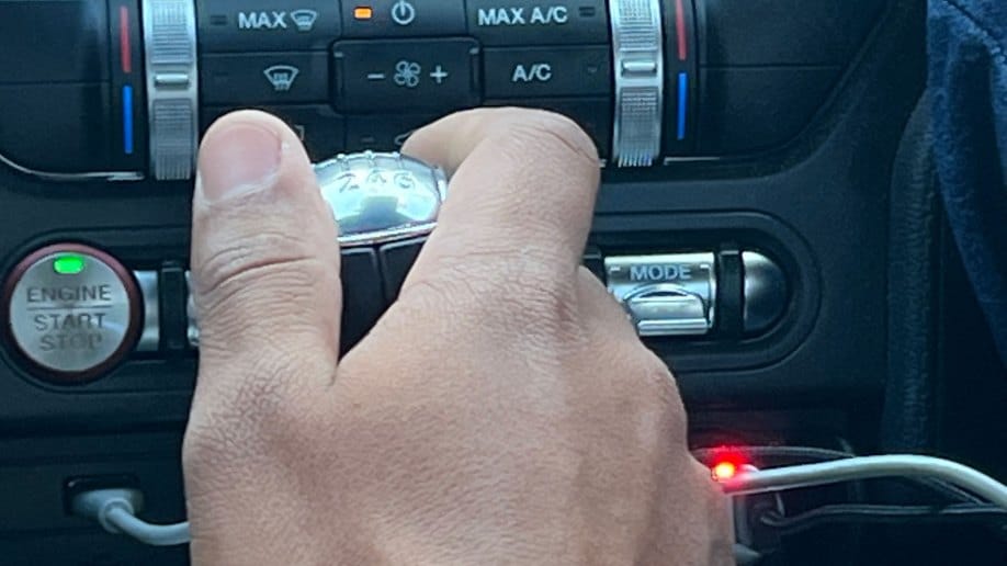 Driving a stick shift