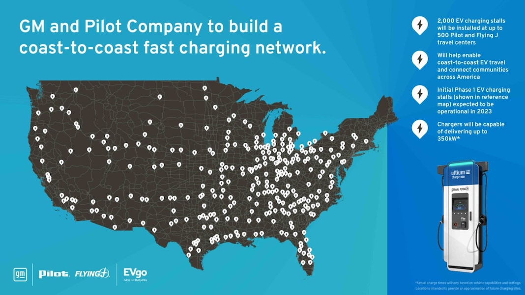 GM, Pilot Flying J Team Up to Build Nationwide Charger Network - Kelley Blue Book