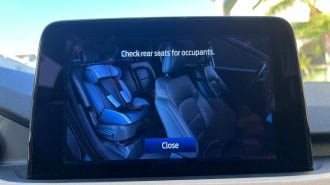 Safety: Rear occupant alert in a vehicle