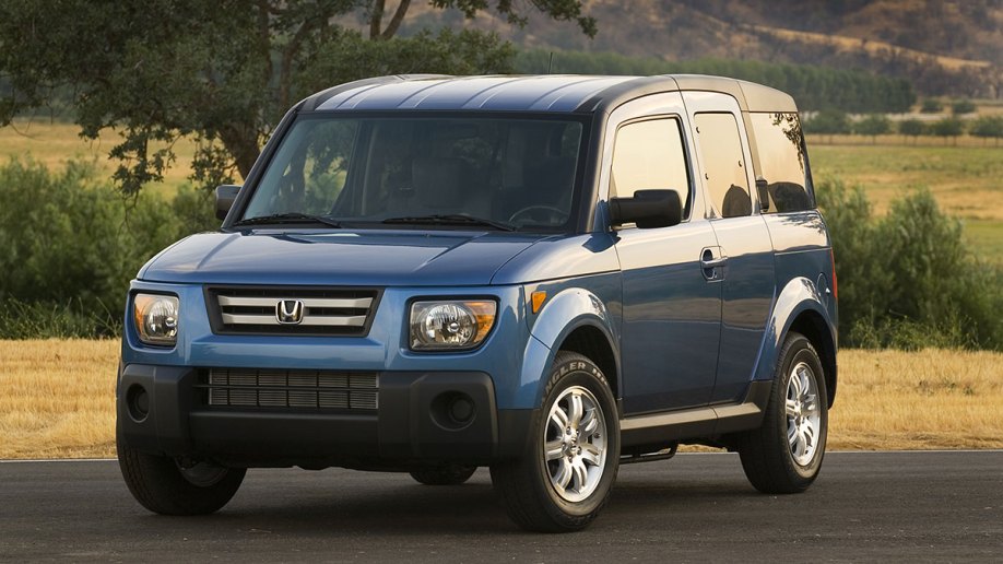 2007 Honda Element in blue.