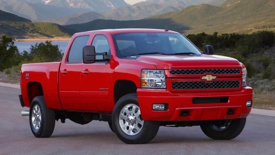 2013 Chevrolet Silverado 2500HD in red