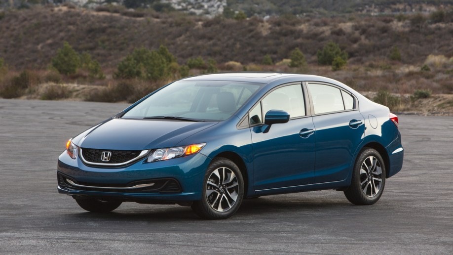 2015 Honda Civic Sedan in blue