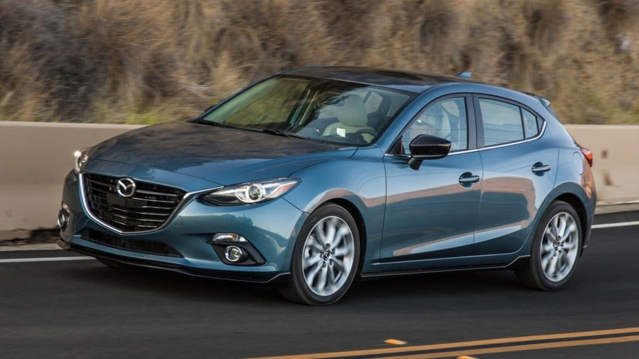 2015 Mazda3 Hatchback in blue