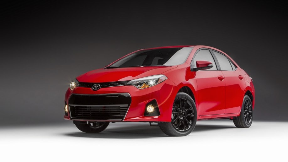 2015 Toyota Corolla Special Edition in red