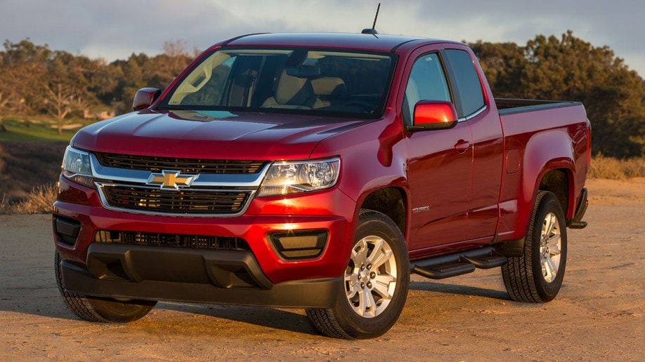 2016 Chevrolet Colorado in red