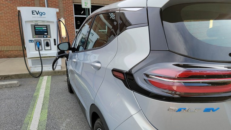 2022 Chevy Bolt charging