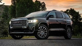 2022 GMC Acadia front left