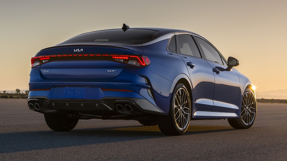 2022 Kia K5 at sunset