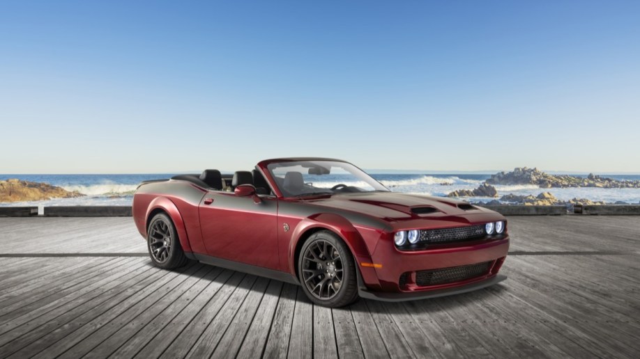 The 2023 Dodge Challenger Convertible as modified by Drop Top Customs