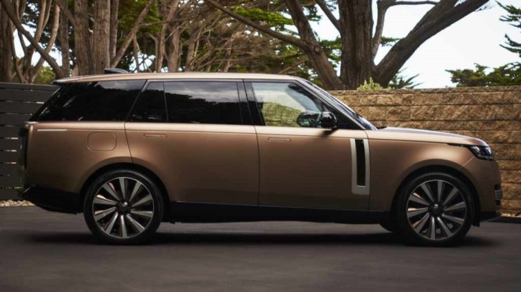 The 2023 Range Rover Carmel Edition in profile